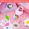 Acrylic Keychain Blanks for Vinyl, Ornament Acrylic Blanks Keychain Bulk Clear Acrylic Round with Hole for Engraving DIY Projects, Art Crafts (2.5 Inch, 30 Pcs)